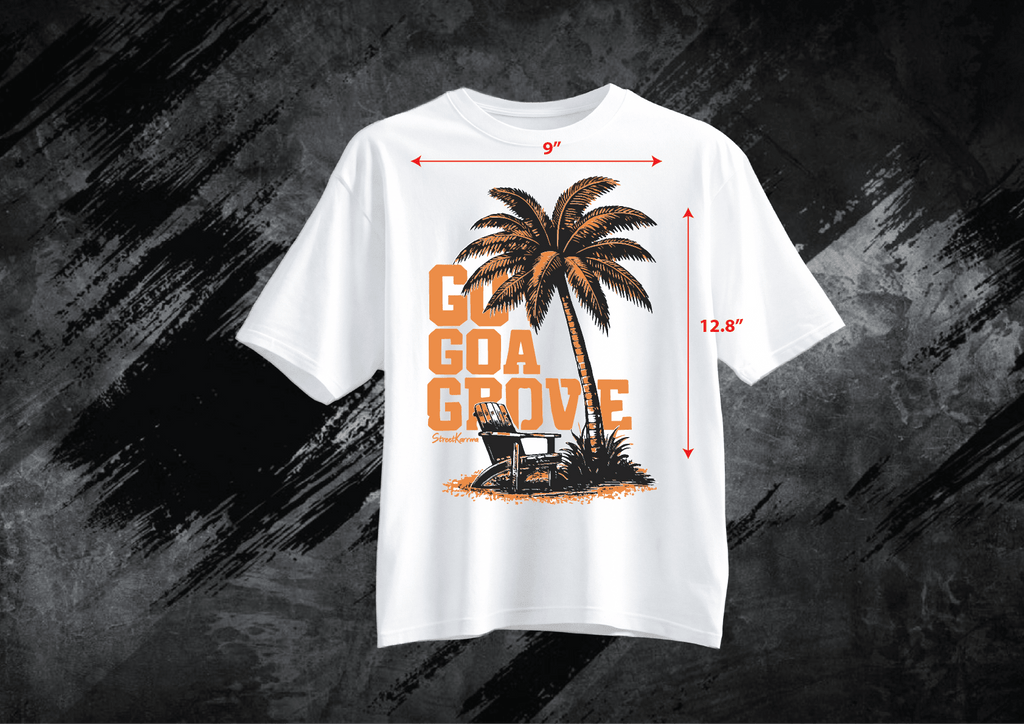 Go Goa Grove – The Ultimate Escape Tee 🌴🍹 - StreetKarrma