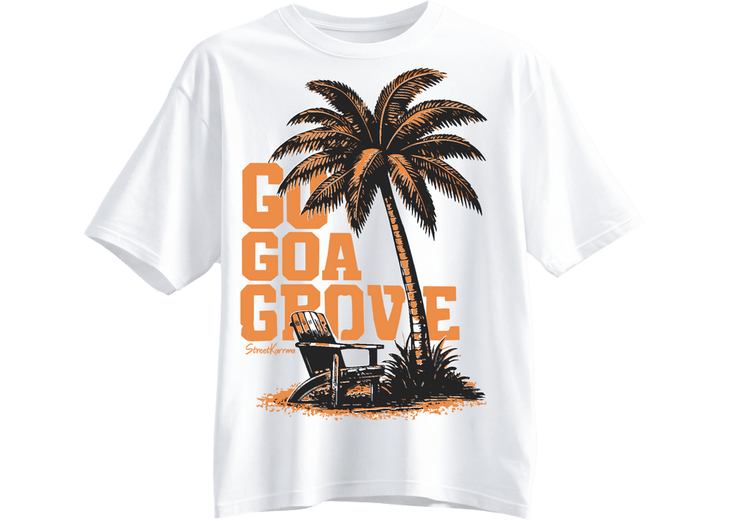 Go Goa Grove – The Ultimate Escape Tee 🌴🍹 - StreetKarrma