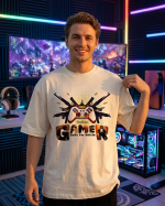 StreetKarrma "Built For Battle" Gamer Tee – Oversized Edition - Image 4
