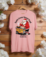 Street Food lover Santa