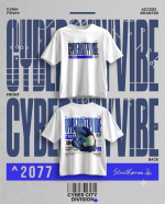CyberCity Vibe: The 2077 Cyber Unit - X09 Oversized Tee