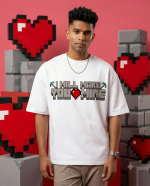 StreetKarrma "I Will Make You Mine" Pixel Love Tee – Oversize Edition - Image 3