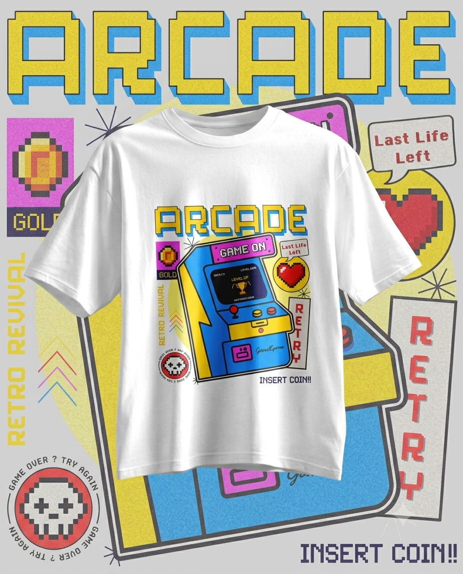 Gemini_Generated_Image_jng7dpjng7dpjng7 StreetKarrma – "Retro Arcade Club" Oversized Tee - Image 1