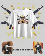 StreetKarrma "Built For Battle" Gamer Tee – Oversized Edition